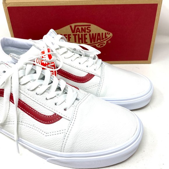 🌿 SPRING SALE 🌿 VANS Old Skool Leather Pop White Men’s Size 11.5 VN0A5AO92HL - Picture 8 of 10